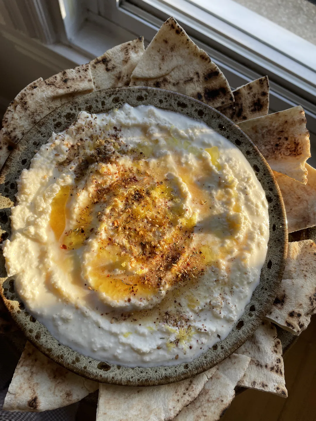 Whipped Feta with Honey and Za'atar